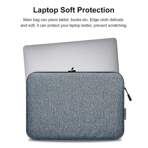 13-tommers Laptop Taske Lynlås Dokumentmappe