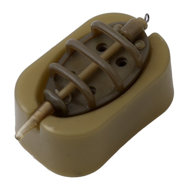 Inline Method Feeder Set for Karpefiske - 4 Inline Method Feedere med 1 Gummiform