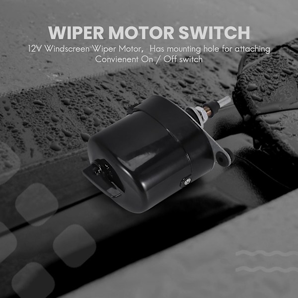 12v Universal Vindrutetorkarmotor för Willys Traktor