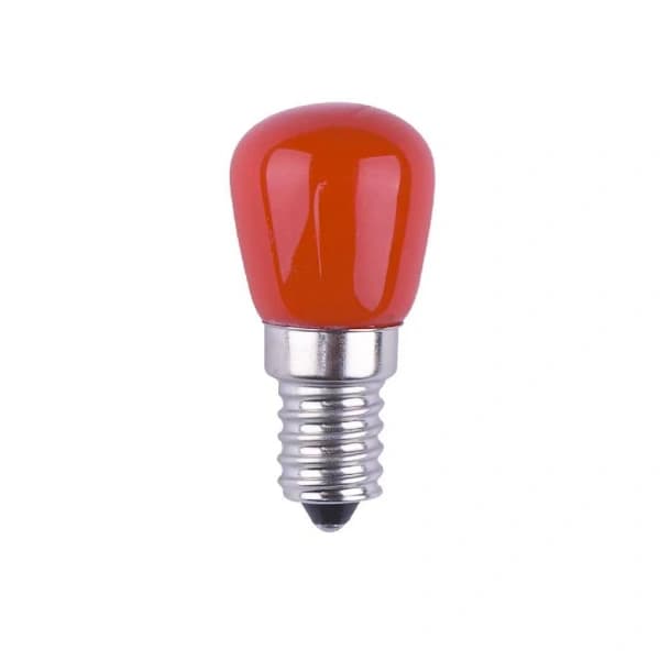 HA~Paket E14 Röda LED-lampor 3w E14, Dekorativa Röda E14 LED-lampor, 25w Ersättning, Lämplig för Stämningsbelysning, Jul