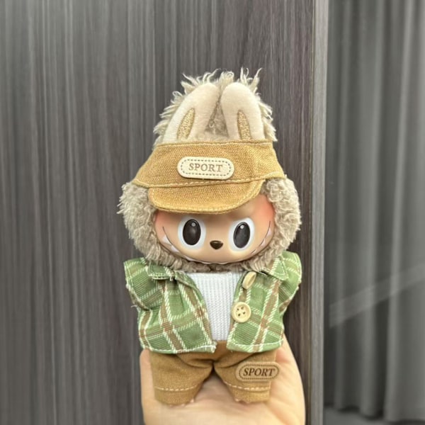 [HH] 17cm Labubu Kläder och Accessoarer Endast Designer, Dockor Ingår Ej, Labubus Original Klädset för La Bubu Docka for 17cm doll CN8