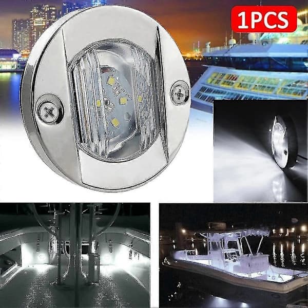 4x Marinebåt LED-lamper, 12v Vanntett Navigasjonsbåtlysstripe