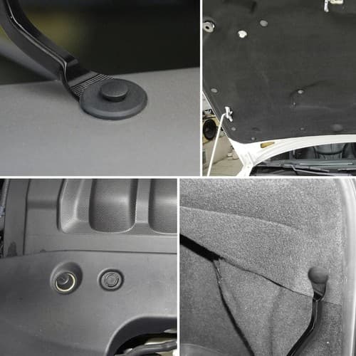 Plastklips for bil / Klips - 620 deler