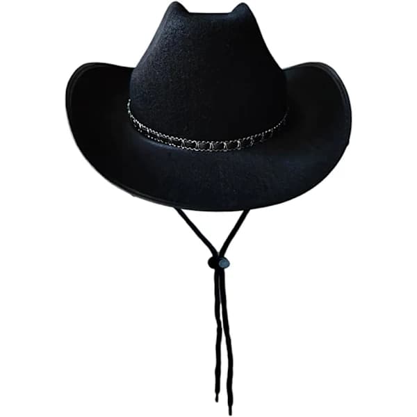 HA~2 stk Cowboyhatte til Voksne Udklædning Brun og Sort