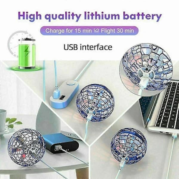 HA~3-pak Pro Hover Ball Ball Led Spinner Ball Orb Legetøj