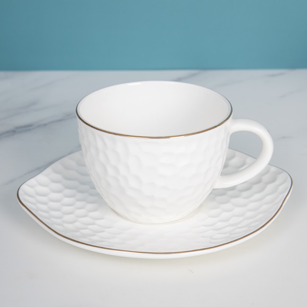 Keramiska kaffemuggar med texturmönster för män, kvinnor, pappa, mamma, moderna kaffemuggar set om 2 för latte/cappuccino/kakao