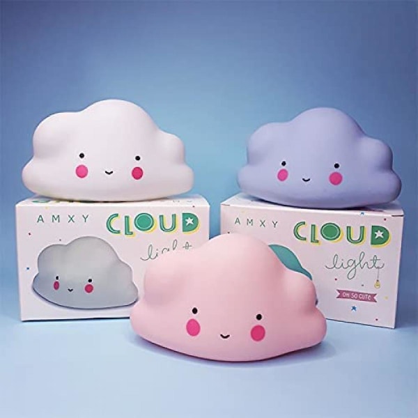 Sky Cloud Nattlys | Batterier Inkludert 15 cm Barn Ro