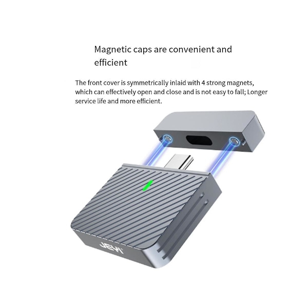 2230 Nvme Ssd Kabinet Pcie Usb3.2 10gbps Aluminium Bærbar Ekstern Ssd Kabinet Support Uasp T