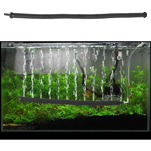 1 stk. Akvarieluftstein Diffusorrør, Akvarium Luftboblerør, Luftpumpetilbehør Plast Oksygenboble Diffusor Bar