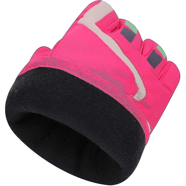 Skigloves for barn - Fingerhansker - Vanntett - Vinterhansker - Varmehansker - Gave til jenter