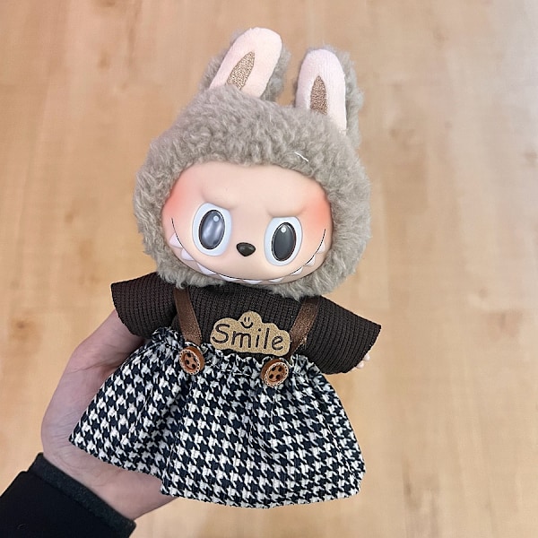 [HH] Labubu Kläder och Accessoarer Endast Kläder POPMART LABUBU Sittande Docka Kläder Hatt 13