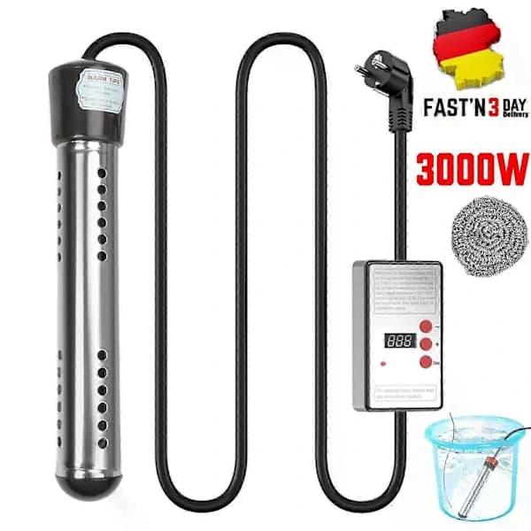 HA-3000W Timer Poolvarmer Dypvarmer Elektrisk Badekar Dypvarmer 10}