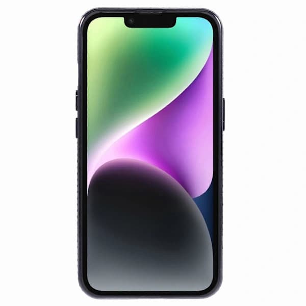 TPU-deksel med gradientdesign og støtte for iPhone 14 Plus, mobilskall med strassdekorasjon