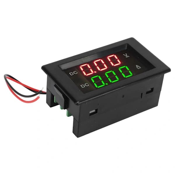 YB4835VA Digital Voltmeter Amperemeter DC 600V 100A Desimalpunkt Automatisk Veksling Dobbel Display Strøm Voltmeter