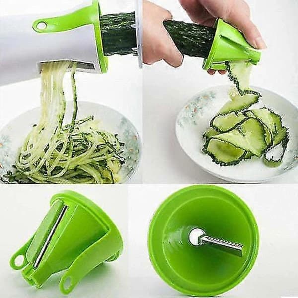 HA~Salatelskerens Spiral Sler 2 Blader Håndholdt Og Kompakt
