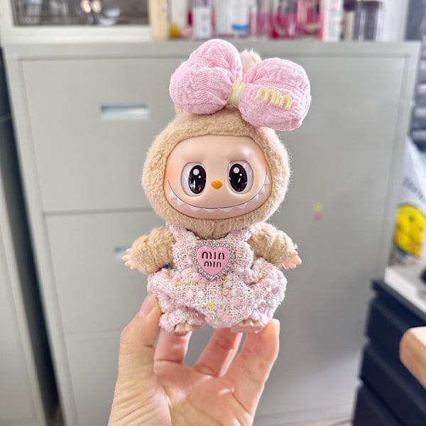 [HH]LABUBU Muotivaatteet Yllätyslaatikko Söpö vaatetus Sarjakuva Vaalea teema vaatteet yllätyslaatikko sopii 15cm POP MART LABUBUlle 15 cm-17cm labubu 6