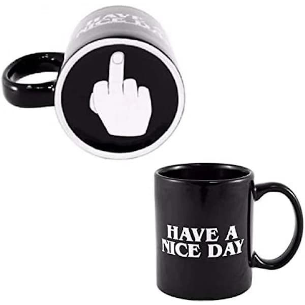 Ha en fin dag Kaffekrus Langfinger Morsom Kopp for Kaffe Melk Jue