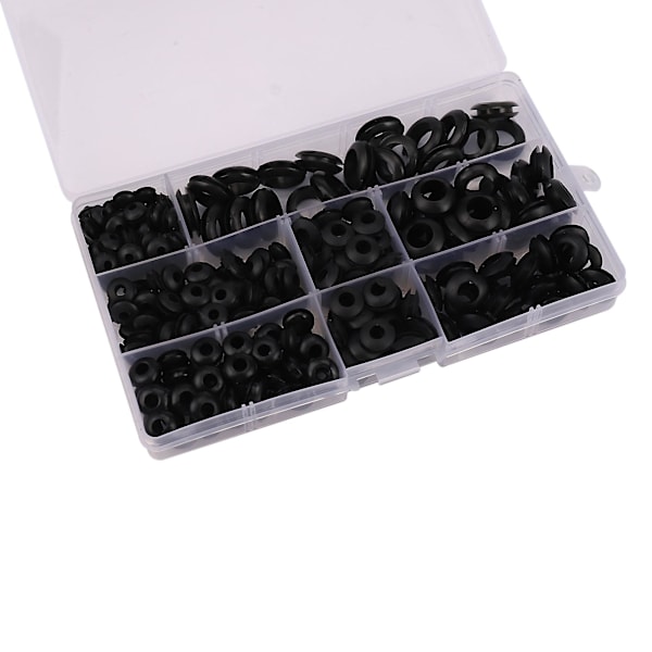 260 stk Gummipakning Assortert Ledningsrulle Ledning Pakning M3 / M4 / M5 / M6 / M8 / M10 / M12