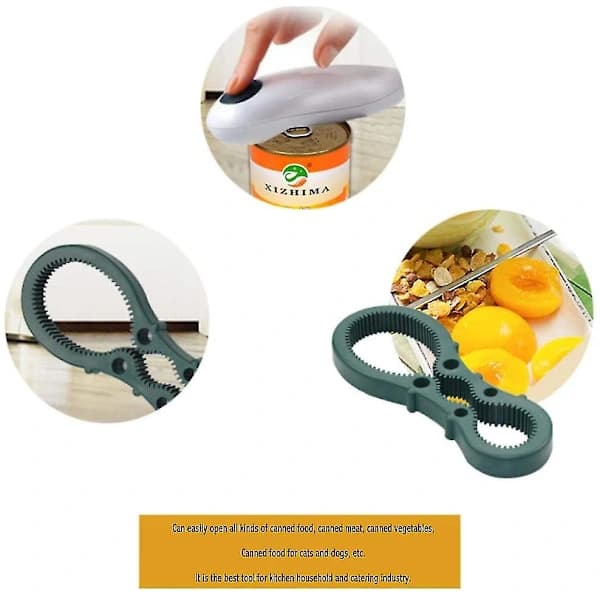 Electric Can Opener, Safe Smooth No Sharp Edges Jar Opener