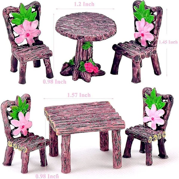 20-pak Eventyrhave Svampe Miniature Landskab Mini Svampe Miniature Figurer (msi Møbler)