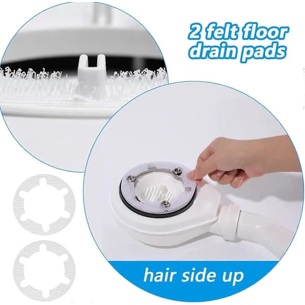2-pack Hårsil för dusch, kompatibel med Viega Tempoplex avloppskoppling 6960 []