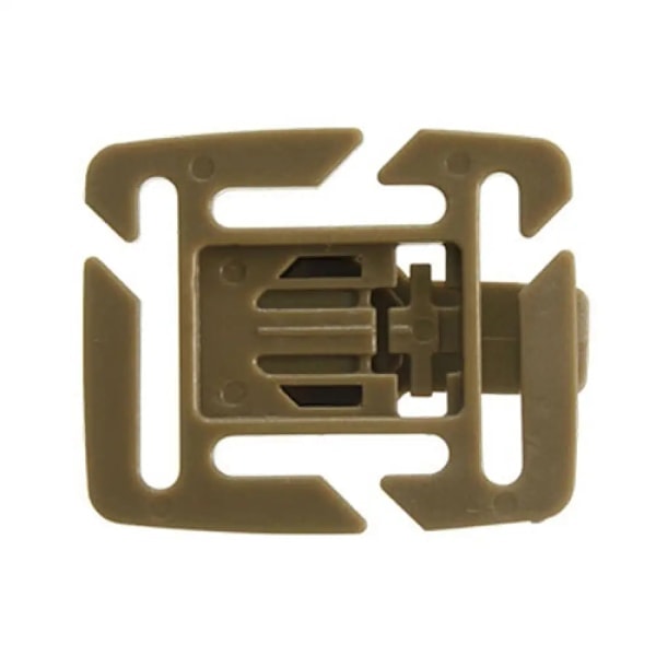 /HA/6 stk. Clips til drikkevandsslange, roterbar Molle hydreringsblære, drikkevandsslange, fælde, slange, webbing clip, Molle passer