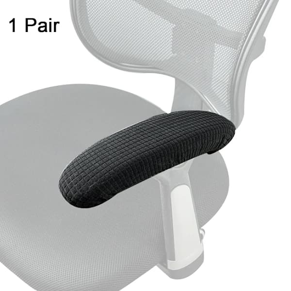 1 par / 2 stk Polyester Avtakbart Slitesterkt Maskinvaskbart Kontorstol Armlene Trekk Smussavvisende Elastisk Vanntett Datamaskin Svingstol