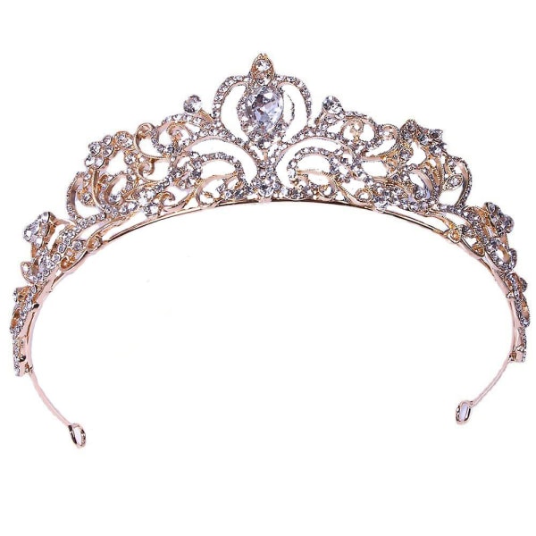 LIHELEI Tiara for Women, Crystal Crown for Wedding, Princess Tiara for Girls Halloween Birthday Party,WZ-170R