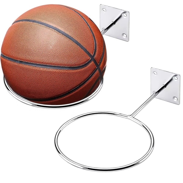 Stabila och slitstarka basketväggställ för basketbollar för stadionförvaring, 2st