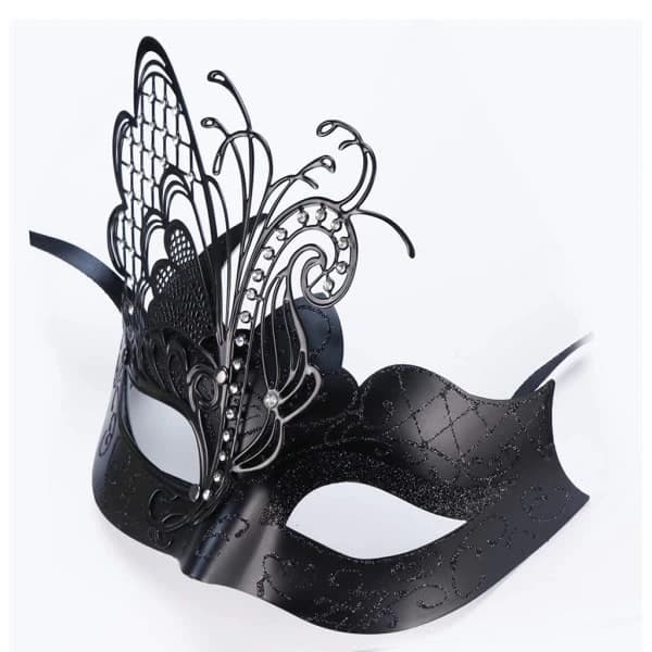 HA-Fjäril Rhinestone Metall Venetiansk Dammask för M