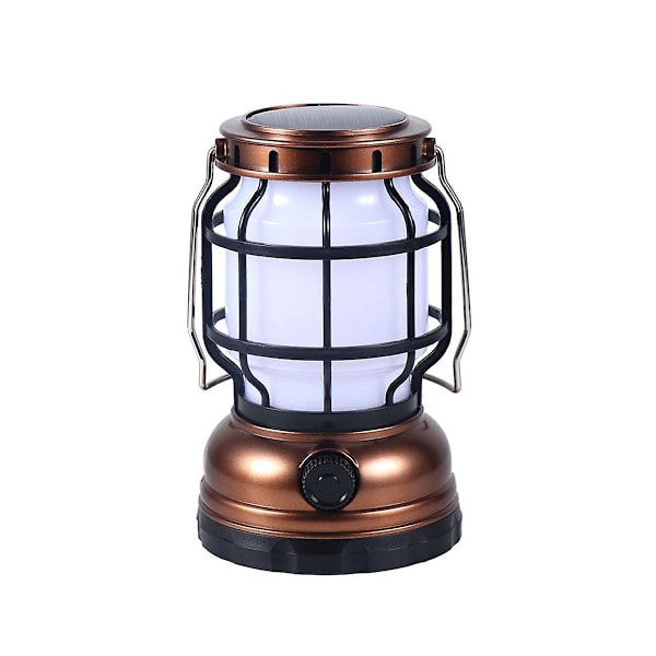 Hestelampe Led Solcelle Campinglampe Usb Oppladbar Utendørs Campinglampe Husholdning Nødbærbar