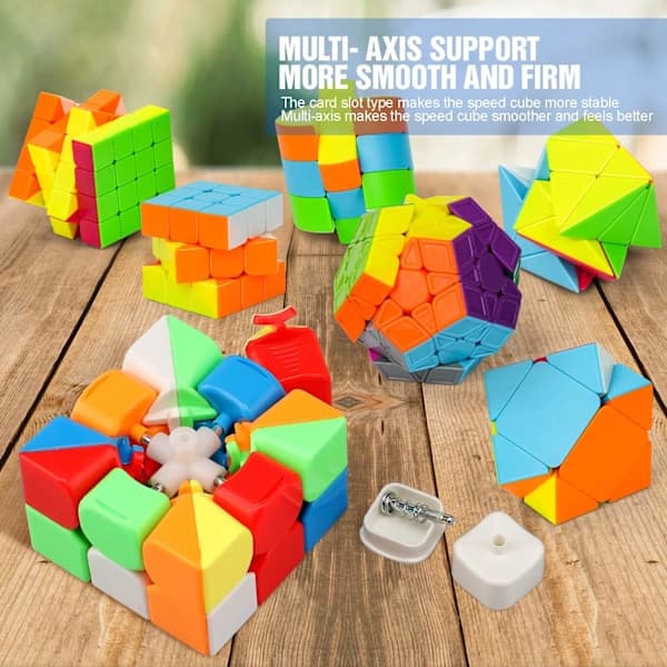 Sæt med 10 Magic Cubes