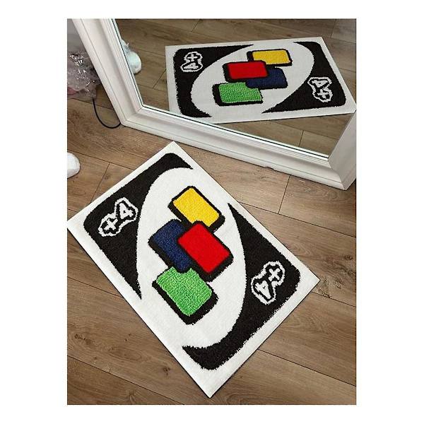 Reversibel dörrmatta Tuftade mattor Vardagsrum Sängkant Golvmatta Mjuk Area Rug Förtjockad Antislip