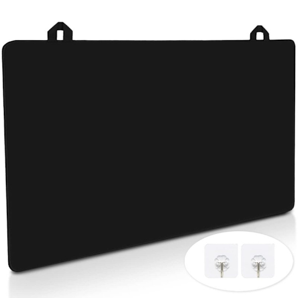Skrivebordsmatte svart-42*28 cm- Full skrivebordsmatte for tastatur - Datamaskin skrivebordsmatte for tastatur og musematte - Skrivebordsmatte - Stor skrivebordsmatte