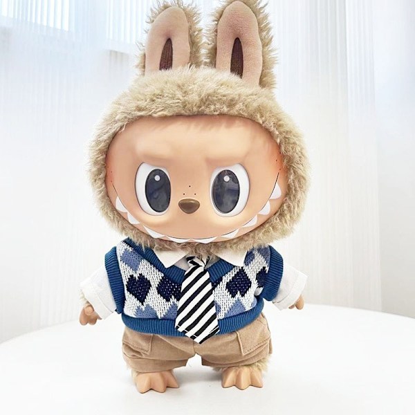 [HH] Vaatteet Vain Labubu Labubu Time to Chill Asut Labubu Pukeutumisnukke Vaatteet Kartio Haalari Puku Doll not included