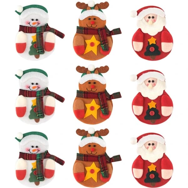 9-pack Jul bestickhållare, köksknivar och gafflar, b