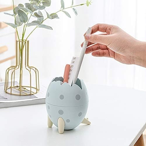 Multifunksjonell organizer - Dinosaurieegg oppbevaringsboks for skrivebord - Stor kapasitet
