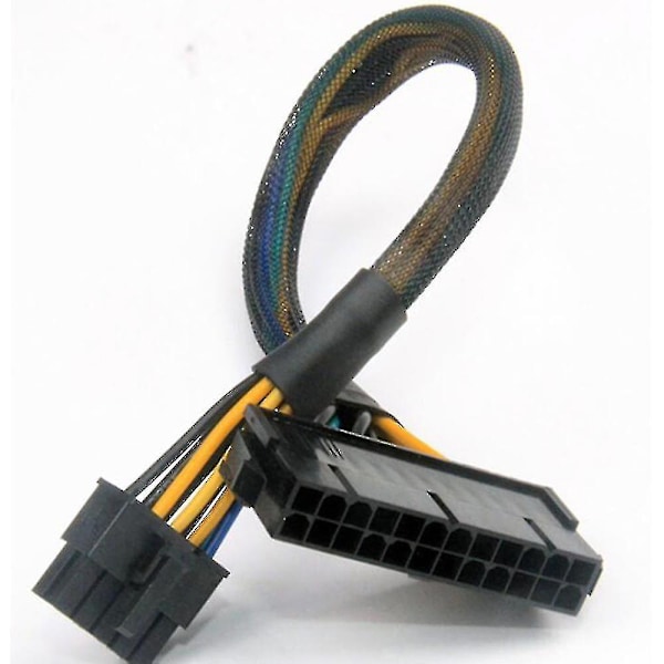 24-bens til 10-bens Atx Psu-netadapter flettet ærme kabel A