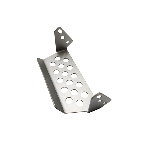 2x Rustfrit Stål Forreste Bumper Nedre + Aksle + Gearkasse Montering Beskyttelses Skid Plate Sæt Til Axial Sc