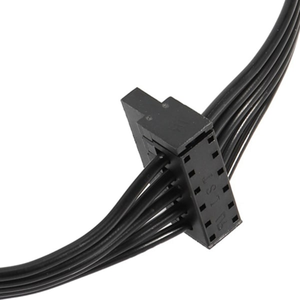 3x 15-pin SATA-strömkabel för hårddisk, 1 hane till 5 hona, förlängningskabel för Di