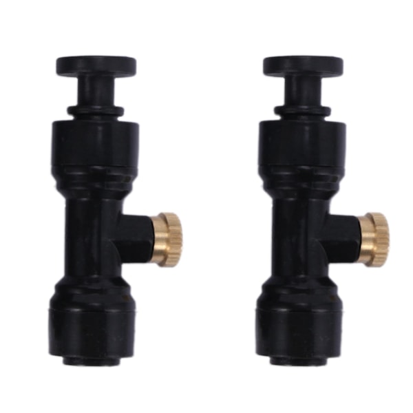 2x Misting Nozzles Kit Fog Nozzles For Patio Misting System Outdoor Cooling System Garden Water Mis