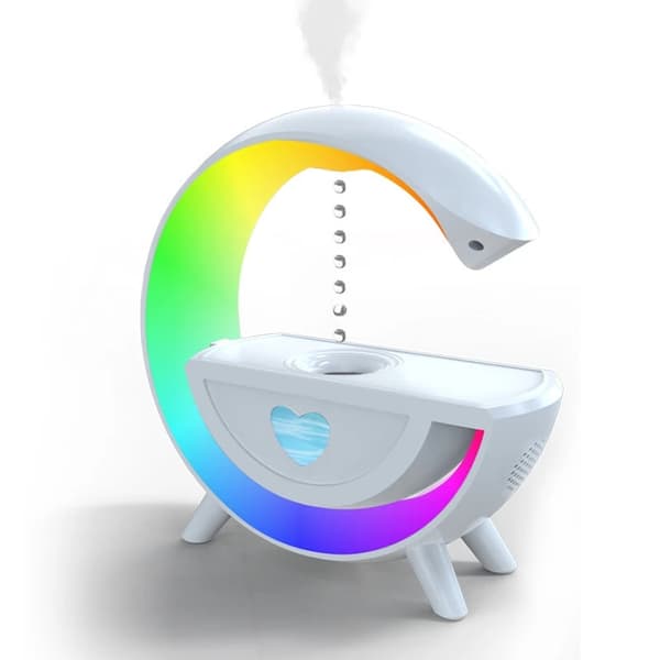 Luftfukter / Nattlampe / Duftspreder - Bluetooth-høyttaler
