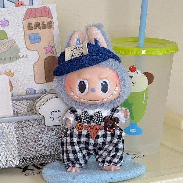 [HH] Labubu Tøjsæt med forskellige muligheder, der passer til V1V2V3 serien, sød plys ToUnique 12 (excluding dolls)
