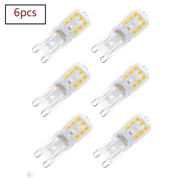 /HH/6x G9 LED-pære varmhvit 220V LED G9-pærer egnet for - Perfet