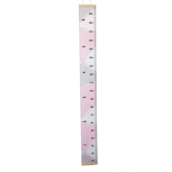 Justerbar høyde- og vekstmeter for barn