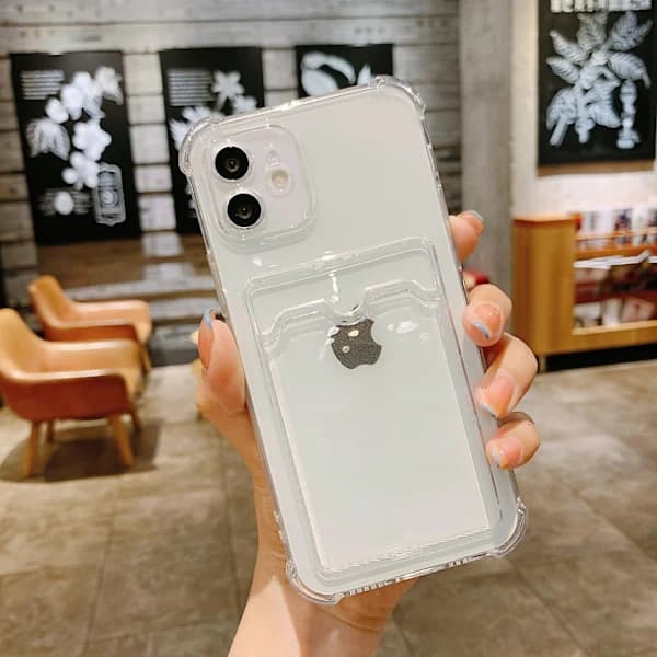 iPhone 11 kuori, läpinäkyvä Läpinäkyvä