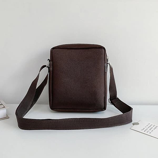 H3324 Skuldertaske Brun Stor