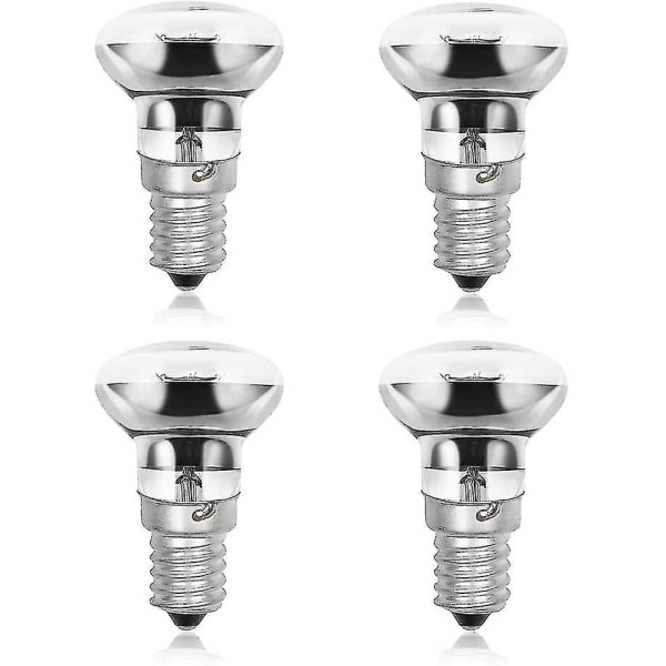 30w E14 R39 Lava Lamp Reflector Lamp, Dimmable E14 Base R39 Heat Lamp, Ac220-240v 4 Pack-hao