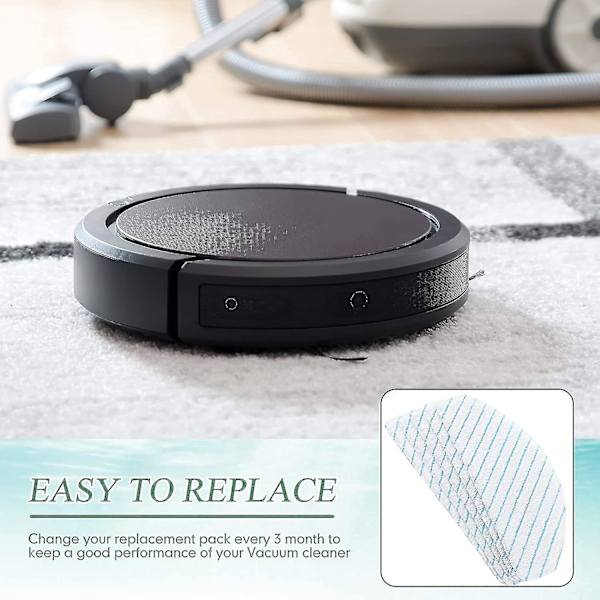 100 stk moppeputer for Ecovacs T9 T9+ T8 T8+ T8 Aivi N8 N8 Pro robot