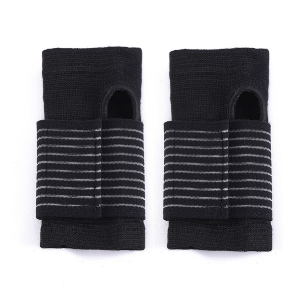 Tryckavlastande handflatsskydd, 1 par, nylon , svart, 15 cm